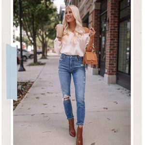 Abercrombie "Kathleen" High Rise Skinny Jeans
